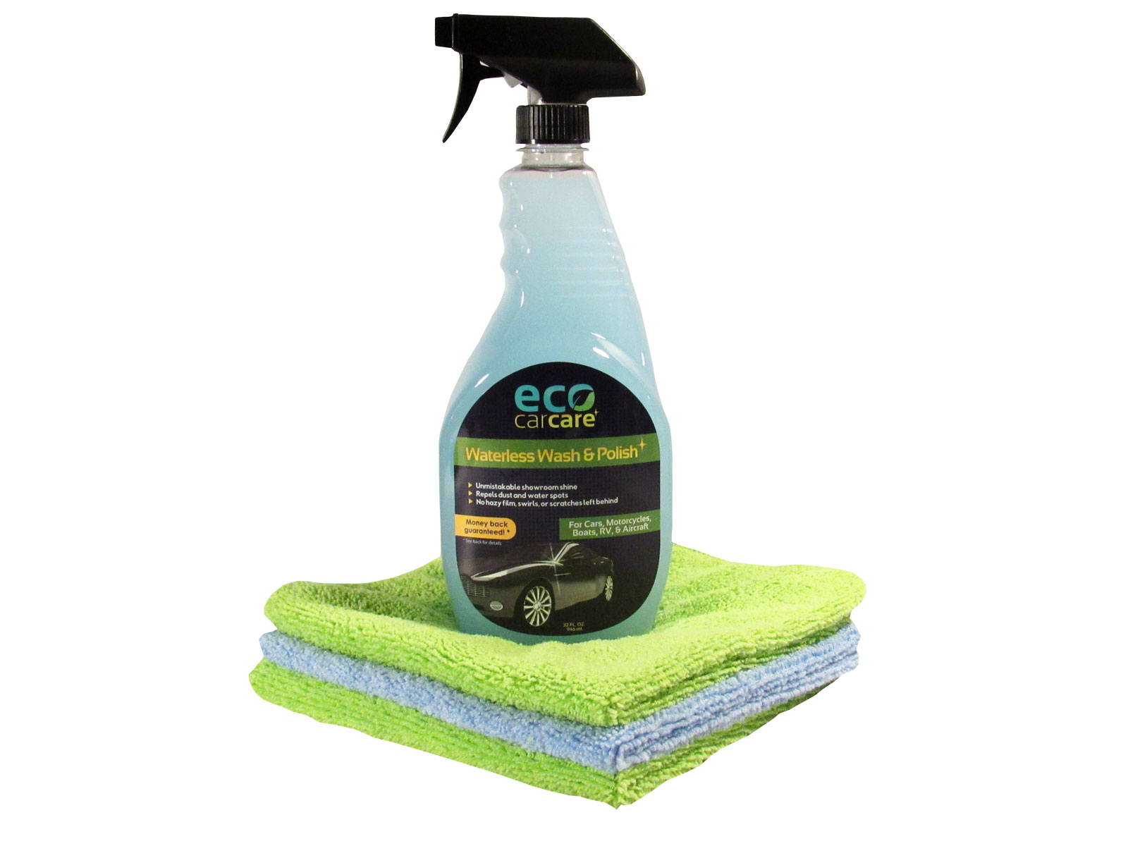 Waterless Car Wash Spray On Wax Formula 32 oz by Eco Car Care
